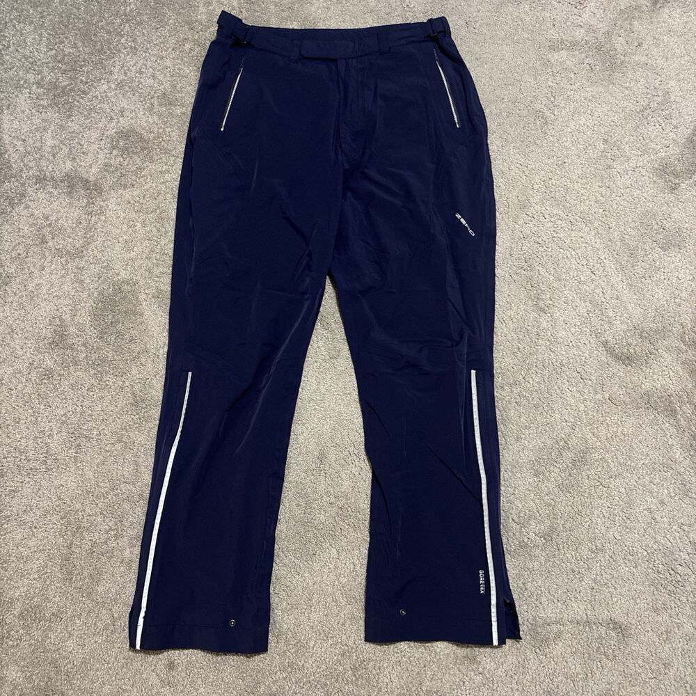 Zero Restriction Golf Pants Men’s Size Large Blue Gore Tex Waterproof Outdoors